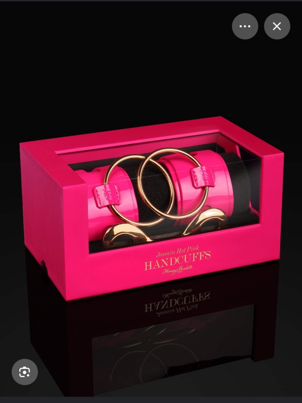 Honey Birdette Jasmine Hot Pink Cuff